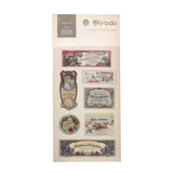 Vintage Journal Sticker Set / irodo - bungu