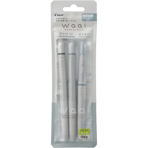 PILOT waai 限定マーカー セット Waai Frixion Erasable Marker 3 Color Set / Pilot – bungu
