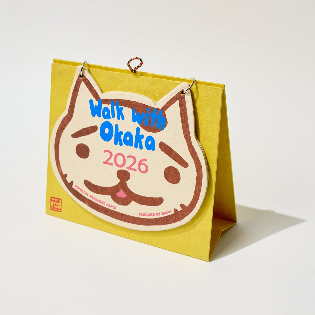 Walk with Okaka Desk Calendar 2026 Designed by Amina / Amina Collection Co., Ltd. - bungu