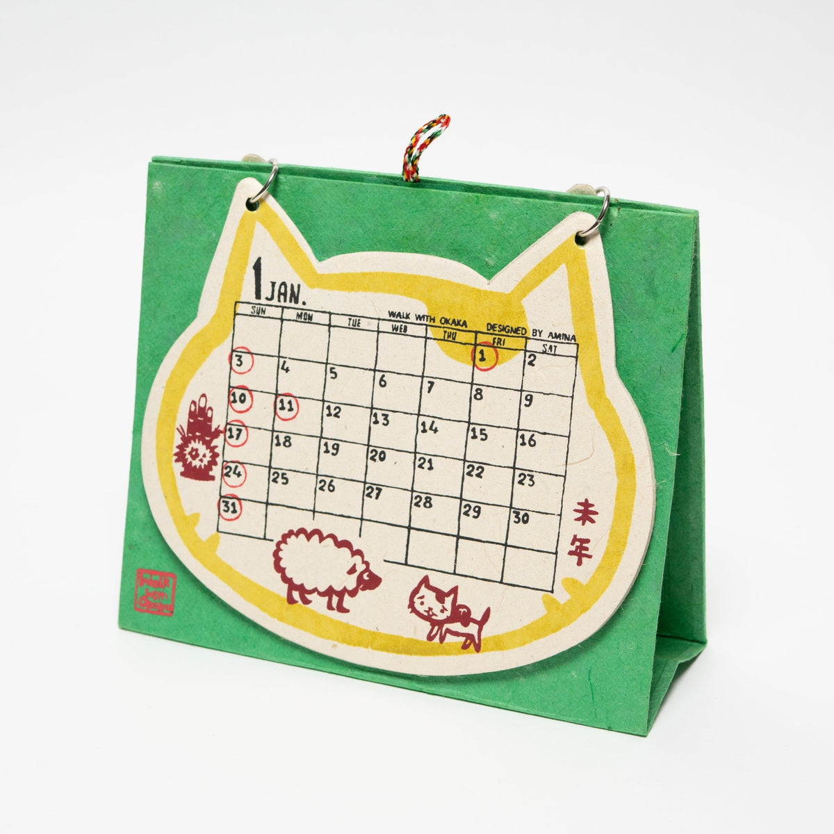 Walk with Okaka Desk Calendar 2027 / Amina Collection Co., Ltd. - bungu