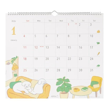 Wall Calendars 2026 / MIDORI - bungu