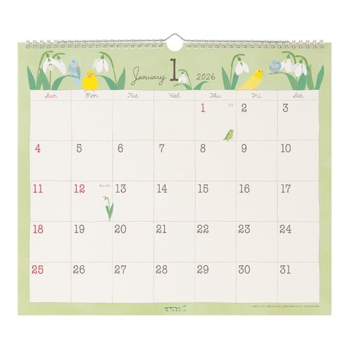 Wall Calendars 2026 / MIDORI - bungu