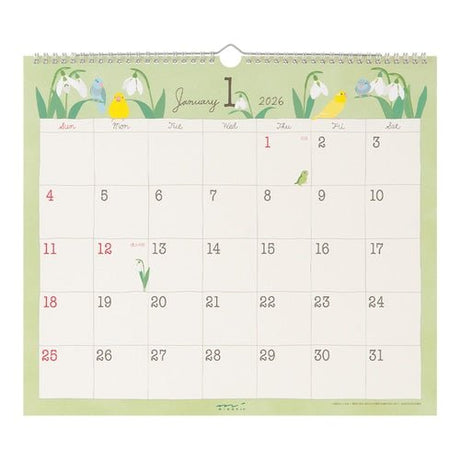 Wall Calendars 2026 / MIDORI - bungu