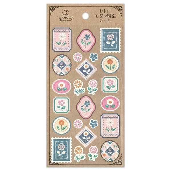 WANOWA Flower and Animal stickers / NB - bungu