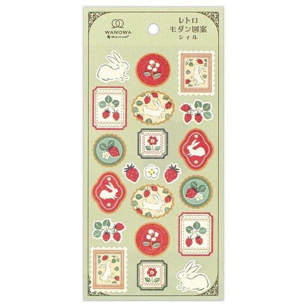 WANOWA Flower and Animal stickers / NB - bungu