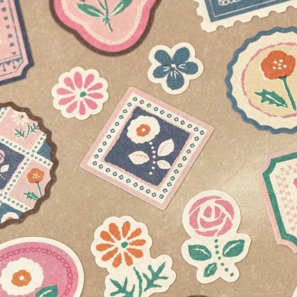 WANOWA Flower and Animal stickers / NB - bungu