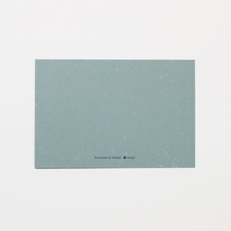 "Warrior of the North Pole" Washi Postcard by Nitnglll / Bungu - bungu