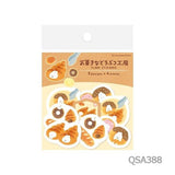 Washi Flake Stickers Okashi na Doubutsu Kobo / Furukawashiko - bungu
