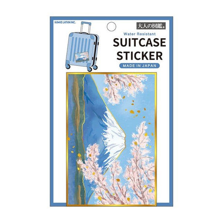 Water Resistant Suitcase Otona Sticker / Kamio Japan - bungu