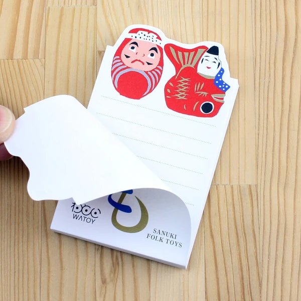 WATOY Japanese Pattern Memo / Marumo Printing Stationery - bungu