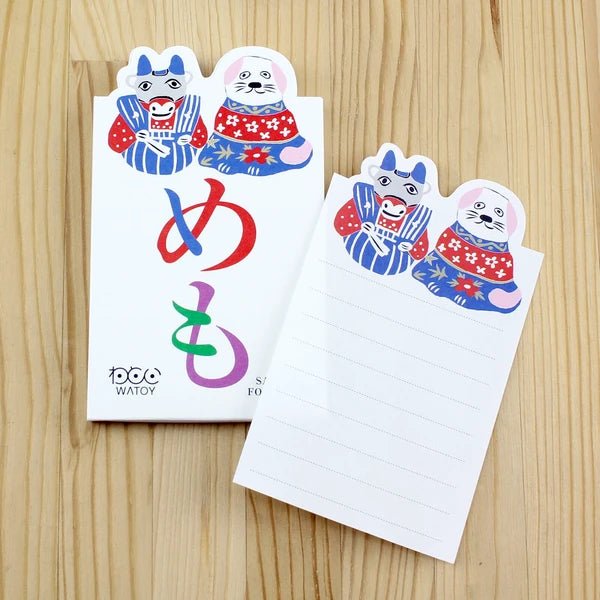 WATOY Japanese Pattern Memo / Marumo Printing Stationery - bungu
