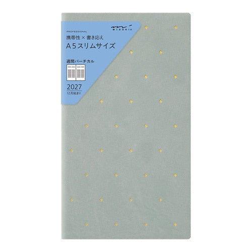 PRD A5 Slim Diary 2027 / MIDORI