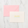 "Welcome Little One!!" Greeting Cards / Letterpress Letters - bungu