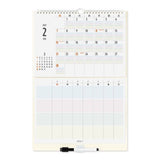 Whiteboard Calendar 2027 / MIDORI - bungu