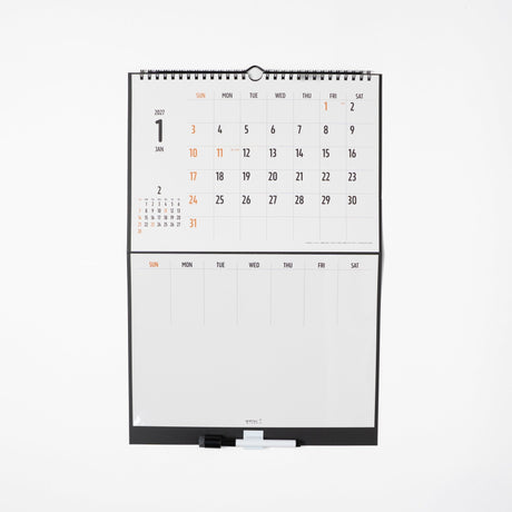 Whiteboard Calendar 2027 / MIDORI - bungu