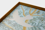 [Limited] Art Touch Kazuko Furuta Art Poster with Teak Frame / TOUCH & FLOW