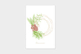 Art Touch Asako Yoshinaka Seasonal Wreath Postcards / TOUCH & FLOW