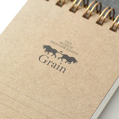 WM Ring Memo Notebook Grain / MIDORI - bungu