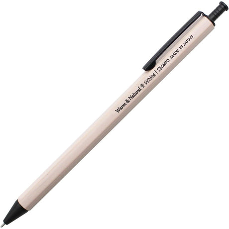 WN04 Wooden Shaft Gel Ink Pen / OHTO - bungu