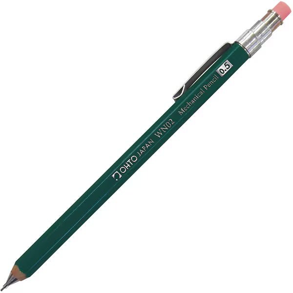 Wooden Pencil - Shaped Mechanical Pencil / OHTO - bungu