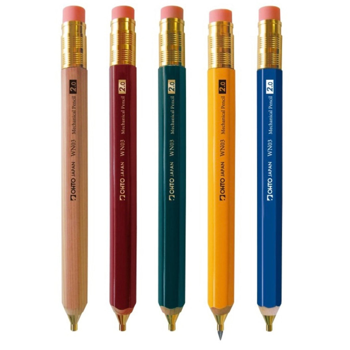 Wooden Pencil - Shaped Mechanical Pencil / OHTO - bungu