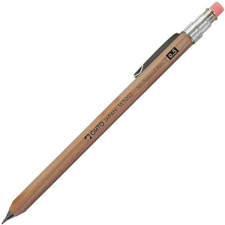 Wooden Pencil - Shaped Mechanical Pencil / OHTO - bungu