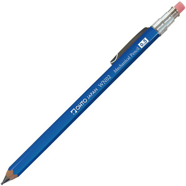 Wooden Pencil - Shaped Mechanical Pencil / OHTO - bungu