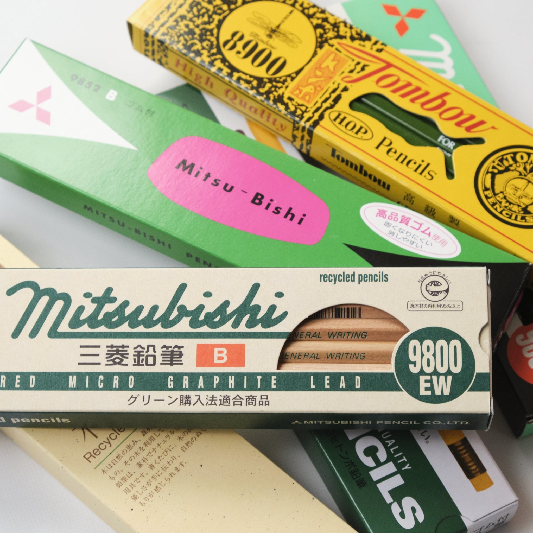 Wooden Pencil Variety Pack Tombow & Mitsubishi Pencils – bungu