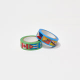 World Flags Masking Tape / Tokyo Cartographic - bungu