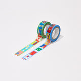 World Flags Masking Tape / Tokyo Cartographic - bungu
