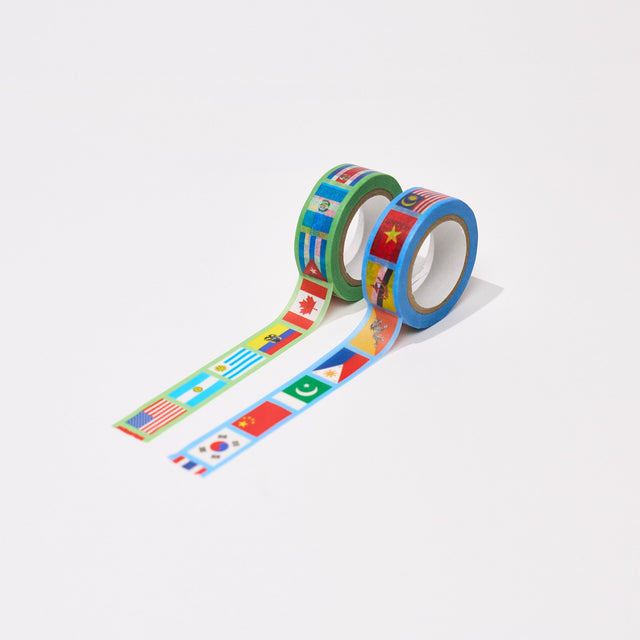 World Flags Masking Tape / Tokyo Cartographic - bungu
