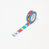 World Flags Masking Tape / Tokyo Cartographic - bungu