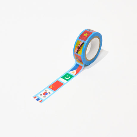 World Flags Masking Tape / Tokyo Cartographic - bungu