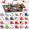 World Flags Paper Crane Origami / Toyo - bungu