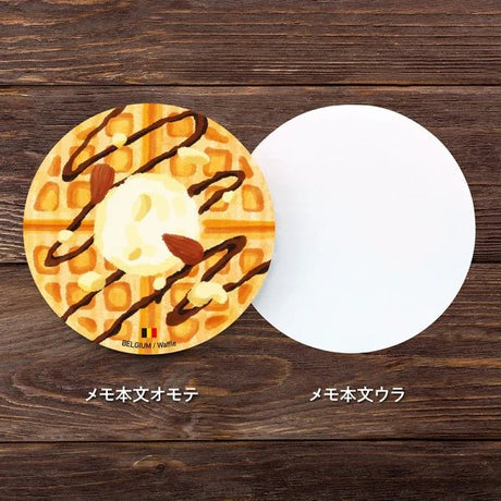 World Foods Round Memo / Marumo Printing Stationery - bungu