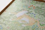 [Limited] Art Touch Kazuko Furuta Art Poster with Teak Frame / TOUCH & FLOW
