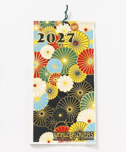 World Flowers Wall Calendar 2027 / Amina Collection Co., Ltd.