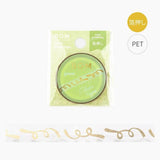 Clear Tape 5mm Foil Stamped Life / BGM