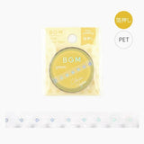 Clear Tape 5mm Foil Stamped Life / BGM