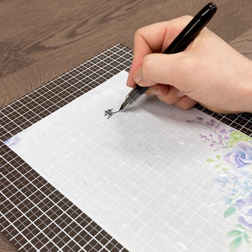 Writing Mat Desk Pad Brown & Camel / KYOEI PLASTIC - bungu