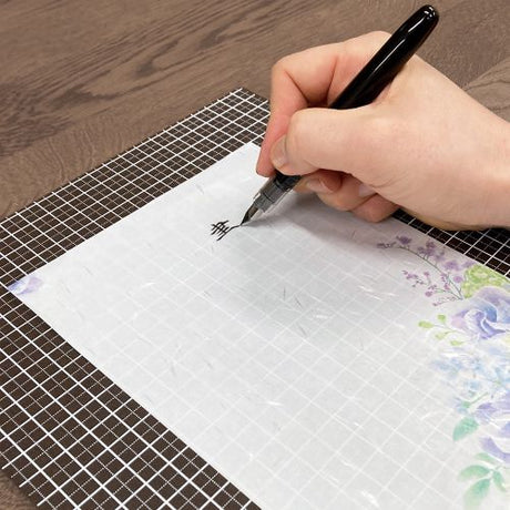 Writing Mat Desk Pad Brown & Camel / KYOEI PLASTIC - bungu