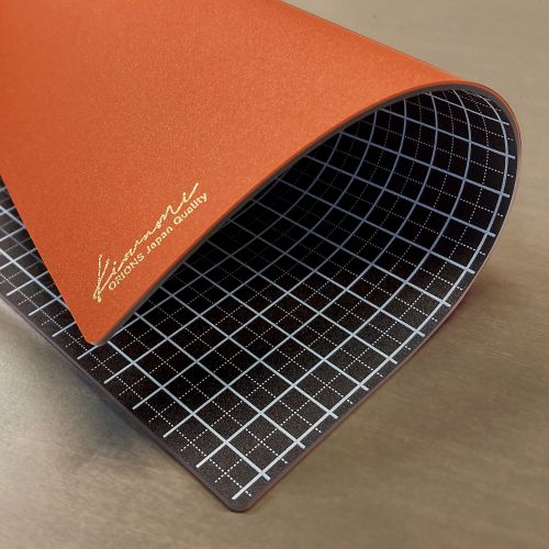Writing Mat Desk Pad Brown & Camel / KYOEI PLASTIC - bungu