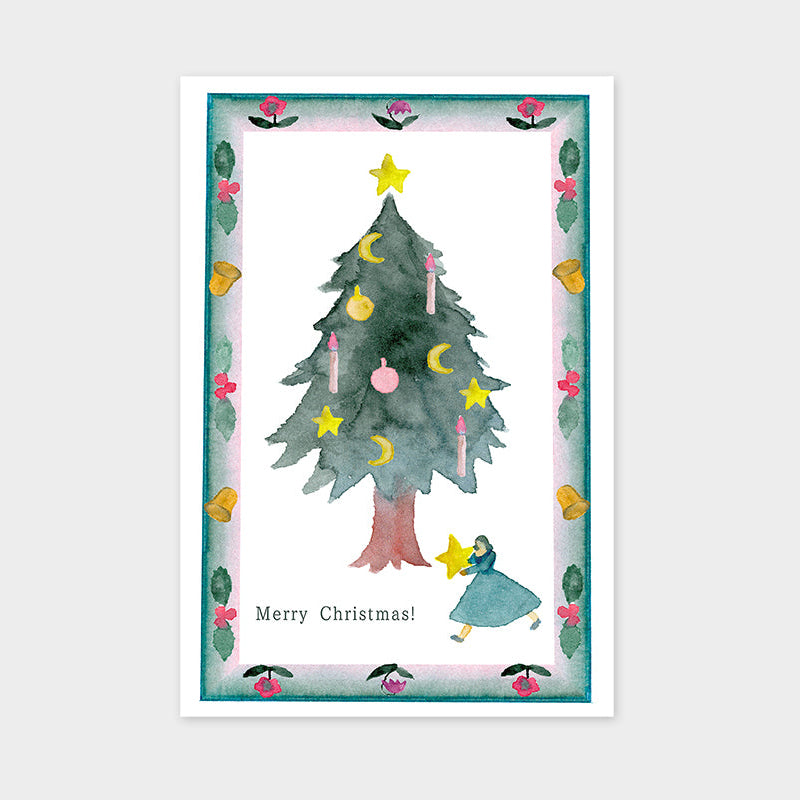 Art Touch kin.iro.hitode X'mas Merry Christmas! Postcard / TOUCH & FLOW