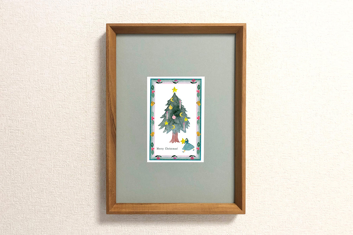 Art Touch kin.iro.hitode X'mas Merry Christmas! Postcard / TOUCH & FLOW