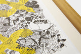 [Limited] Art Touch Kanae Kouno A4 Art Poster with Teak Frame / TOUCH & FLOW