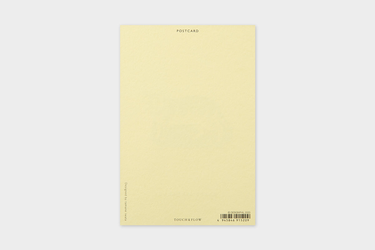 Art Touch Tamane Iwata Letterpress Postcard / TOUCH & FLOW