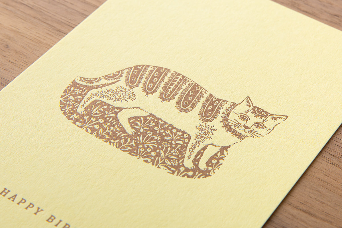 Art Touch Tamane Iwata Letterpress Postcard / TOUCH & FLOW
