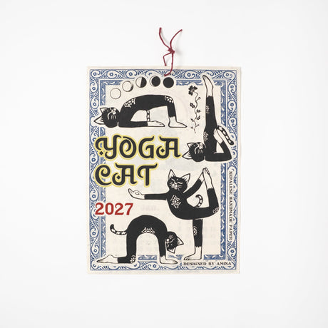 Yoga Cat Wall Calendar 2027 / Amina Collection Co., Ltd. - bungu