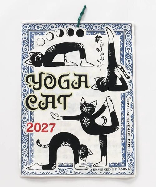 Yoga Cat Wall Calendar 2027 / Amina Collection Co., Ltd. - bungu