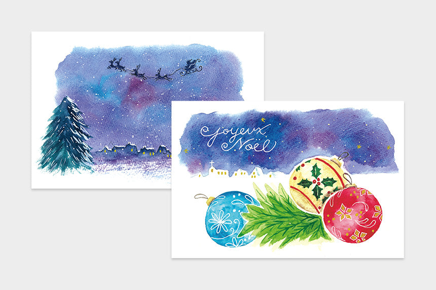 Art Touch yumepaletto Christmas Postcards / TOUCH & FLOW